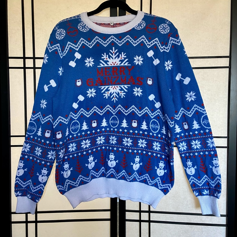 MERRY GAINZMAS SWEATER | Medium